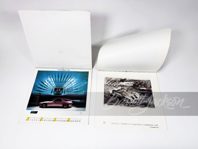 LOT OF 1987 AND 1988 PORSCHE CALENDARS