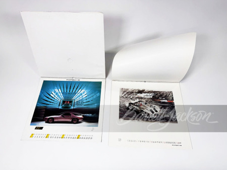 LOT OF 1987 AND 1988 PORSCHE CALENDARS
