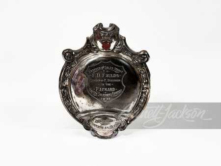 1931 PACKARD SALES AWARD PLAQUE