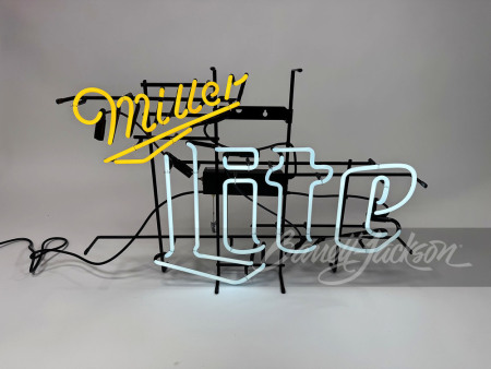OVERSIZED MILLER LITE NEON SIGN