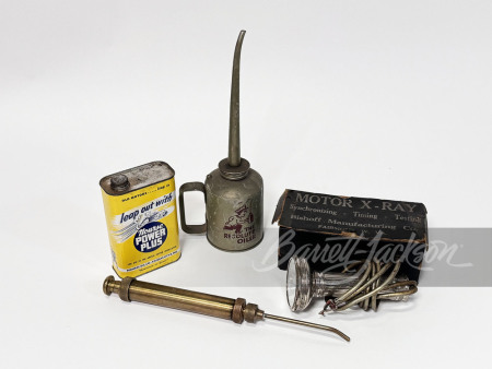 LOT OF FOUR 1920S-50S SERVICE DEPARTMENT ITEMS