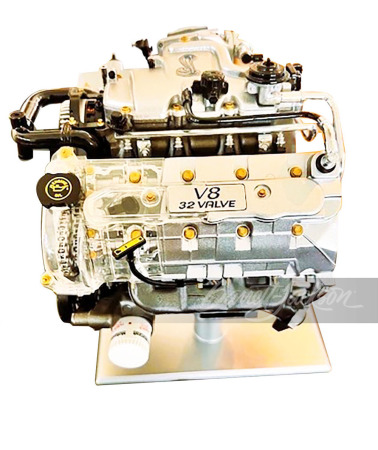 1/4 scale replica of the Ford Mustang Cobra 4.6 liter engine.