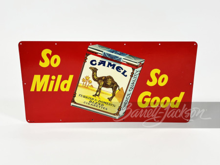 1958 CAMEL CIGARETTES TIN SIGN