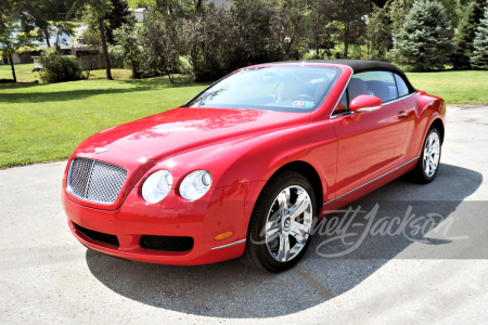 2008 BENTLEY CONTINENTAL GTC CONVERTIBLE