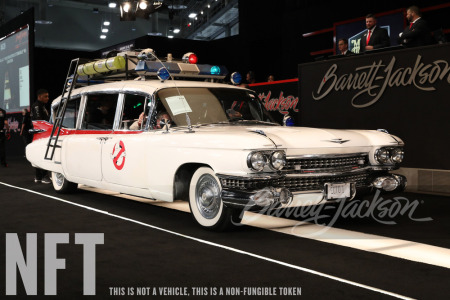 2021 NFT 1959 CADILLAC “GHOSTBUSTERS ECTOMOBILE” RE-CREATION